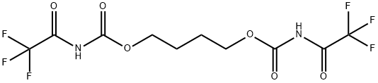 4-({[(trifluoroacetyl)amino]carbonyl}oxy)butyl trifluoroacetylcarbamate|