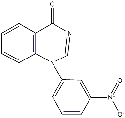 1-{3-nitrophenyl}-4(1H)-quinazolinone Structure