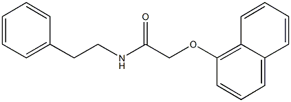 2-(1-naphthyloxy)-N-(2-phenylethyl)acetamide,649718-69-4,结构式