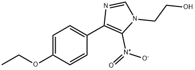 2-{4-(4-ethoxyphenyl)-5-nitro-1H-imidazol-1-yl}ethanol,65020-47-5,结构式