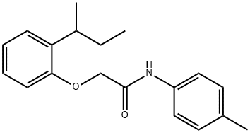 650572-54-6 2-(2-sec-butylphenoxy)-N-(4-methylphenyl)acetamide