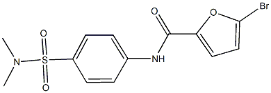 5-bromo-N-{4-[(dimethylamino)sulfonyl]phenyl}-2-furamide Structure