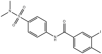 650585-11-8 N-{4-[(dimethylamino)sulfonyl]phenyl}-3-iodo-4-methylbenzamide