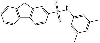 N-(3,5-dimethylphenyl)-9H-fluorene-2-sulfonamide Structure