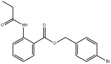 650595-15-6 4-bromobenzyl 2-(propionylamino)benzoate