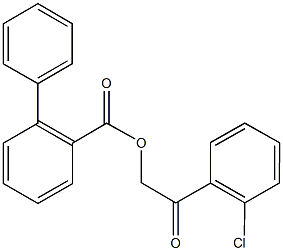 650595-52-1 2-(2-chlorophenyl)-2-oxoethyl [1,1'-biphenyl]-2-carboxylate