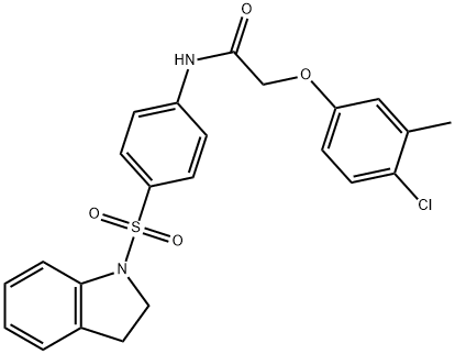 650614-62-3 2-(4-chloro-3-methylphenoxy)-N-[4-(2,3-dihydro-1H-indol-1-ylsulfonyl)phenyl]acetamide