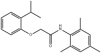 2-(2-isopropylphenoxy)-N-mesitylacetamide Structure
