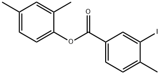 2,4-dimethylphenyl 3-iodo-4-methylbenzoate Structure