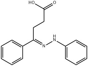 4-phenyl-4-(phenylhydrazono)butanoic acid Struktur