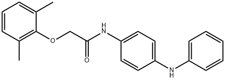 N-(4-anilinophenyl)-2-(2,6-dimethylphenoxy)acetamide Structure