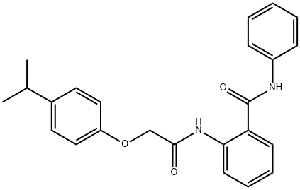 2-{[(4-isopropylphenoxy)acetyl]amino}-N-phenylbenzamide|