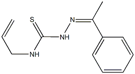 1-phenylethanone N-allylthiosemicarbazone Structure