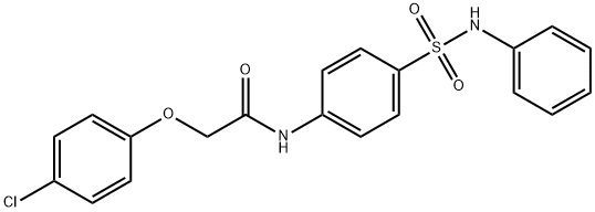 651296-10-5 N-[4-(anilinosulfonyl)phenyl]-2-(4-chlorophenoxy)acetamide