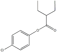 4-chlorophenyl 2-ethylbutanoate Structure