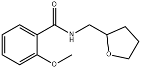 2-methoxy-N-(tetrahydro-2-furanylmethyl)benzamide Structure