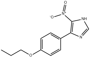 5-nitro-4-(4-propoxyphenyl)-1H-imidazole,65447-43-0,结构式