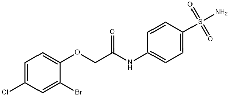 658045-93-3 N-[4-(aminosulfonyl)phenyl]-2-(2-bromo-4-chlorophenoxy)acetamide