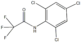 2,2,2-trifluoro-N-(2,4,6-trichlorophenyl)acetamide,65850-33-1,结构式