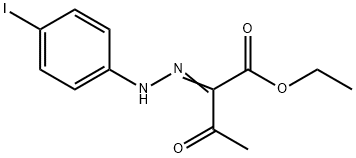 ethyl 2-[(4-iodophenyl)hydrazono]-3-oxobutanoate Structure