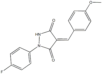 662156-36-7 1-(4-fluorophenyl)-4-(4-methoxybenzylidene)-3,5-pyrazolidinedione