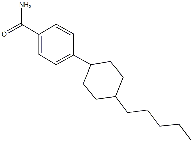4-(4-pentylcyclohexyl)benzamide,66227-35-8,结构式