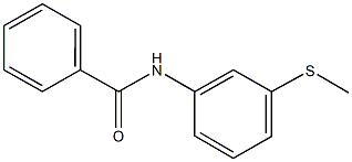 N-[3-(methylsulfanyl)phenyl]benzamide Structure