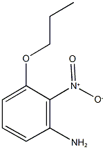 2-nitro-3-propoxyaniline Structure