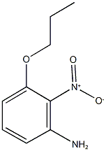 2-nitro-3-propoxyaniline Struktur