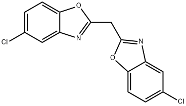 5-chloro-2-[(5-chloro-1,3-benzoxazol-2-yl)methyl]-1,3-benzoxazole|