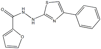 N'-(4-phenyl-1,3-thiazol-2-yl)-2-furohydrazide Structure