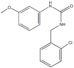 N-(2-chlorobenzyl)-N'-(3-methoxyphenyl)urea,663217-64-9,结构式