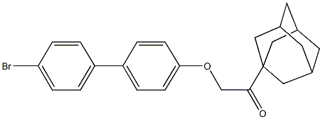 1-(1-adamantyl)-2-[(4'-bromo[1,1'-biphenyl]-4-yl)oxy]ethanone Structure