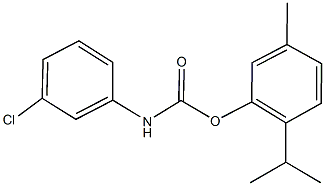 2-isopropyl-5-methylphenyl 3-chlorophenylcarbamate|