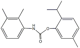 2-isopropyl-5-methylphenyl 2,3-dimethylphenylcarbamate,663927-54-6,结构式