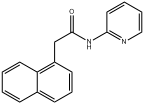 2-(1-naphthyl)-N-(2-pyridinyl)acetamide Struktur