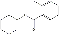 cyclohexyl 2-methylbenzoate Structure