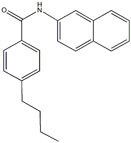 4-butyl-N-(2-naphthyl)benzamide,664311-77-7,结构式