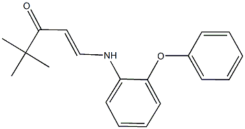 664312-99-6 4,4-dimethyl-1-(2-phenoxyanilino)-1-penten-3-one