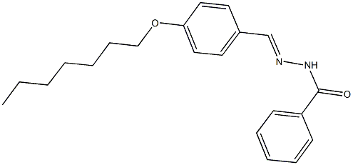 N'-[4-(heptyloxy)benzylidene]benzohydrazide Structure