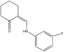 2-[(3-fluoroanilino)methylene]cyclohexanone|