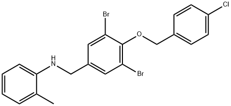 664315-12-2 N-{3,5-dibromo-4-[(4-chlorobenzyl)oxy]benzyl}-N-(2-methylphenyl)amine