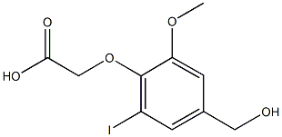 664315-33-7 [4-(hydroxymethyl)-2-iodo-6-methoxyphenoxy]acetic acid