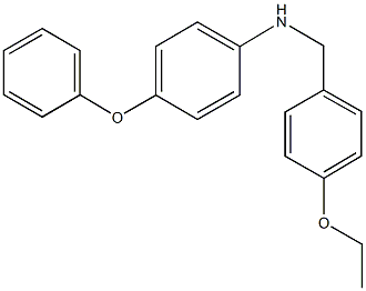 N-(4-ethoxybenzyl)-N-(4-phenoxyphenyl)amine Struktur