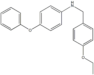 N-(4-ethoxybenzyl)-N-(4-phenoxyphenyl)amine Structure