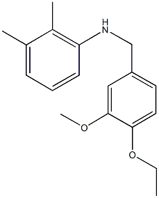 N-(2,3-dimethylphenyl)-N-(4-ethoxy-3-methoxybenzyl)amine 结构式