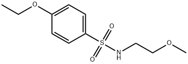 4-ethoxy-N-(2-methoxyethyl)benzenesulfonamide Structure