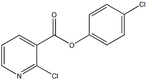 4-chlorophenyl 2-chloronicotinate Structure