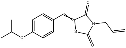 3-allyl-5-(4-isopropoxybenzylidene)-1,3-thiazolidine-2,4-dione Struktur