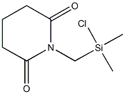 1-{[chloro(dimethyl)silyl]methyl}-2,6-piperidinedione|